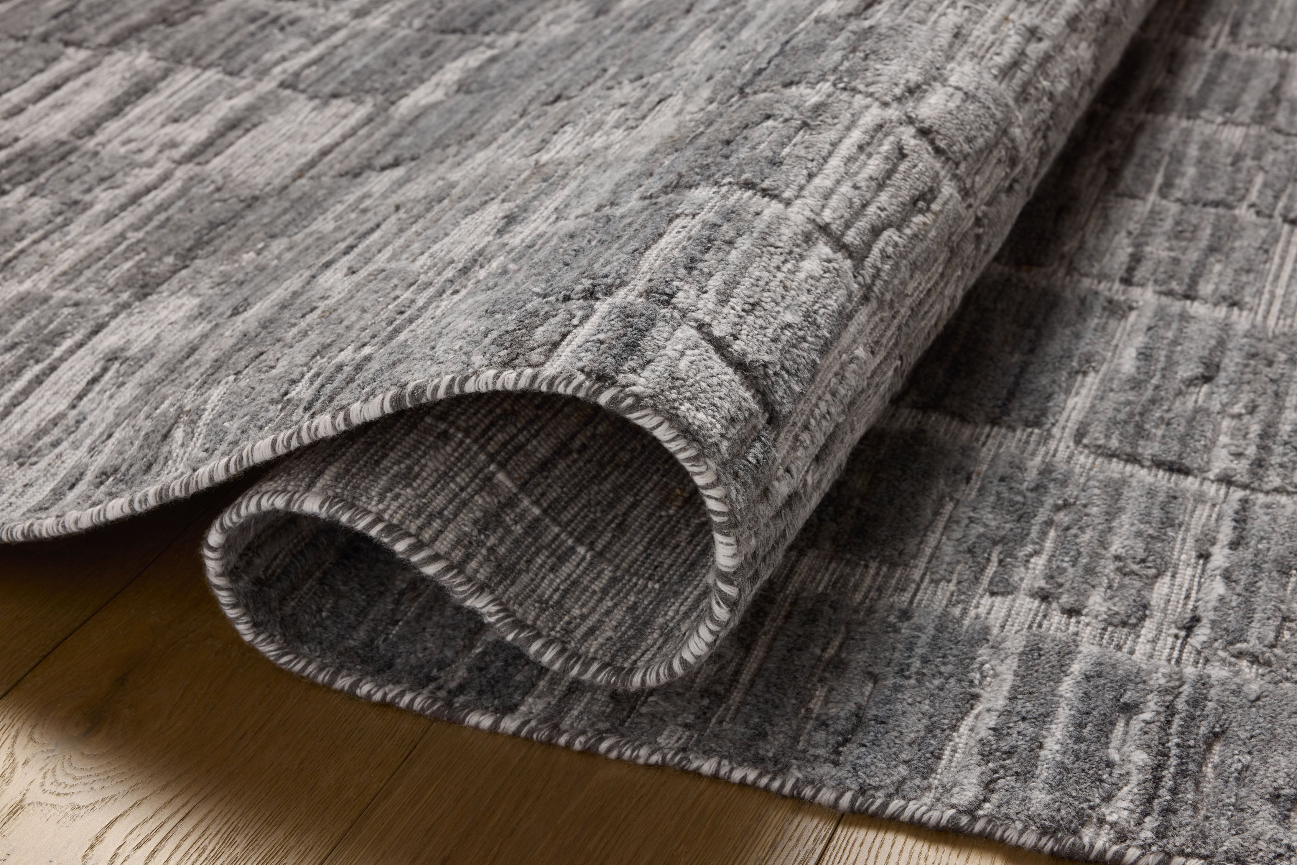 Jean Stoffer x Loloi Daniel Slate Rug 1- RUGS - wool Loloi