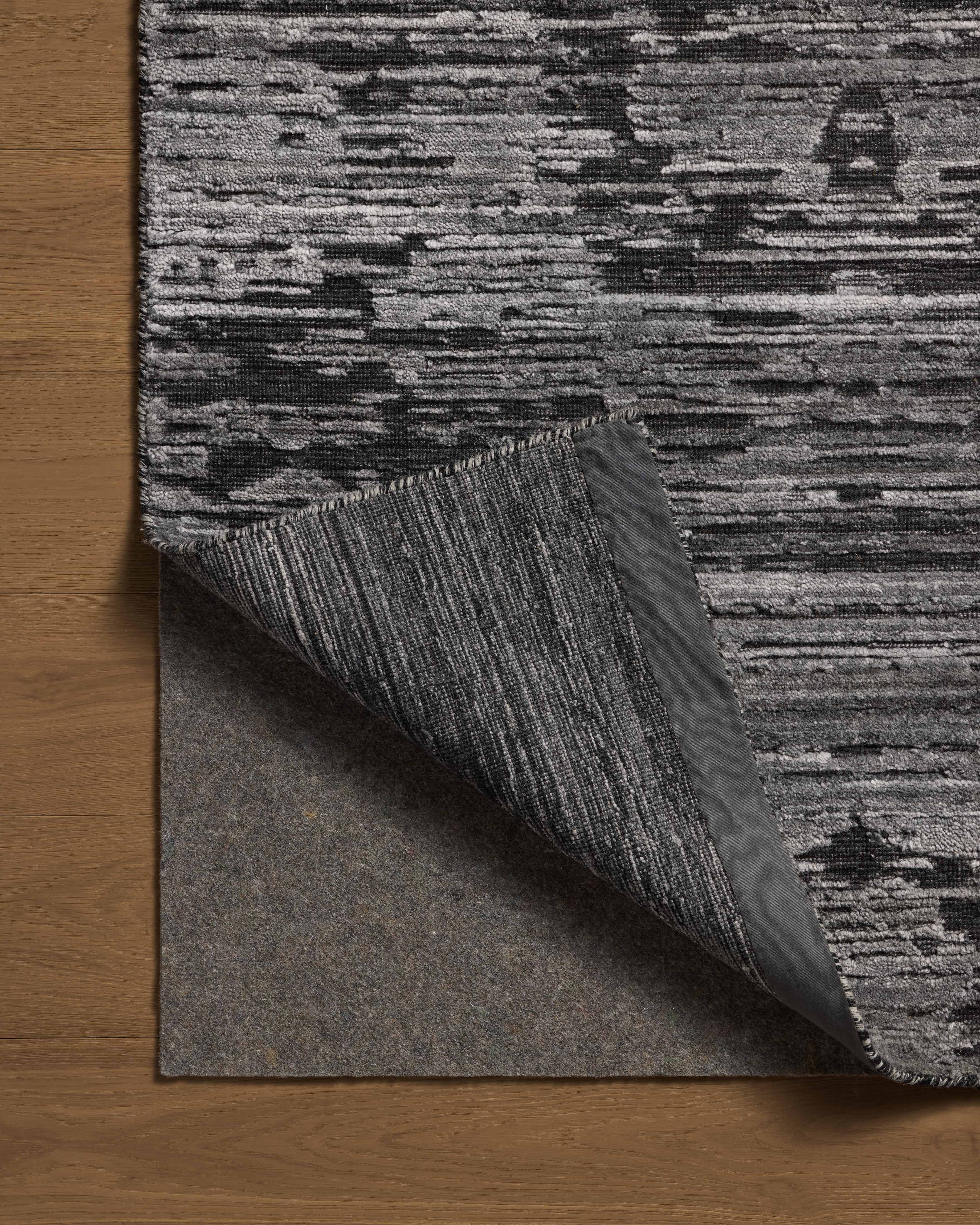 Jean Stoffer x Loloi Daniel Charcoal Rug 1- RUGS - wool Loloi