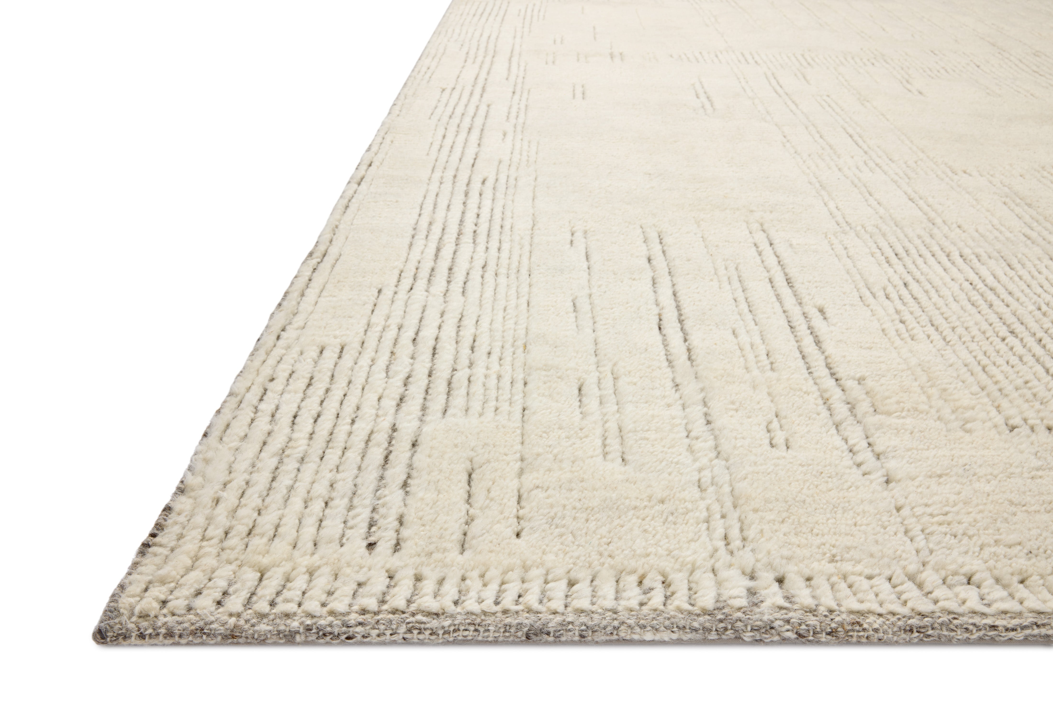 Jean Stoffer x Loloi David Ivory Rug 1- RUGS - wool Loloi