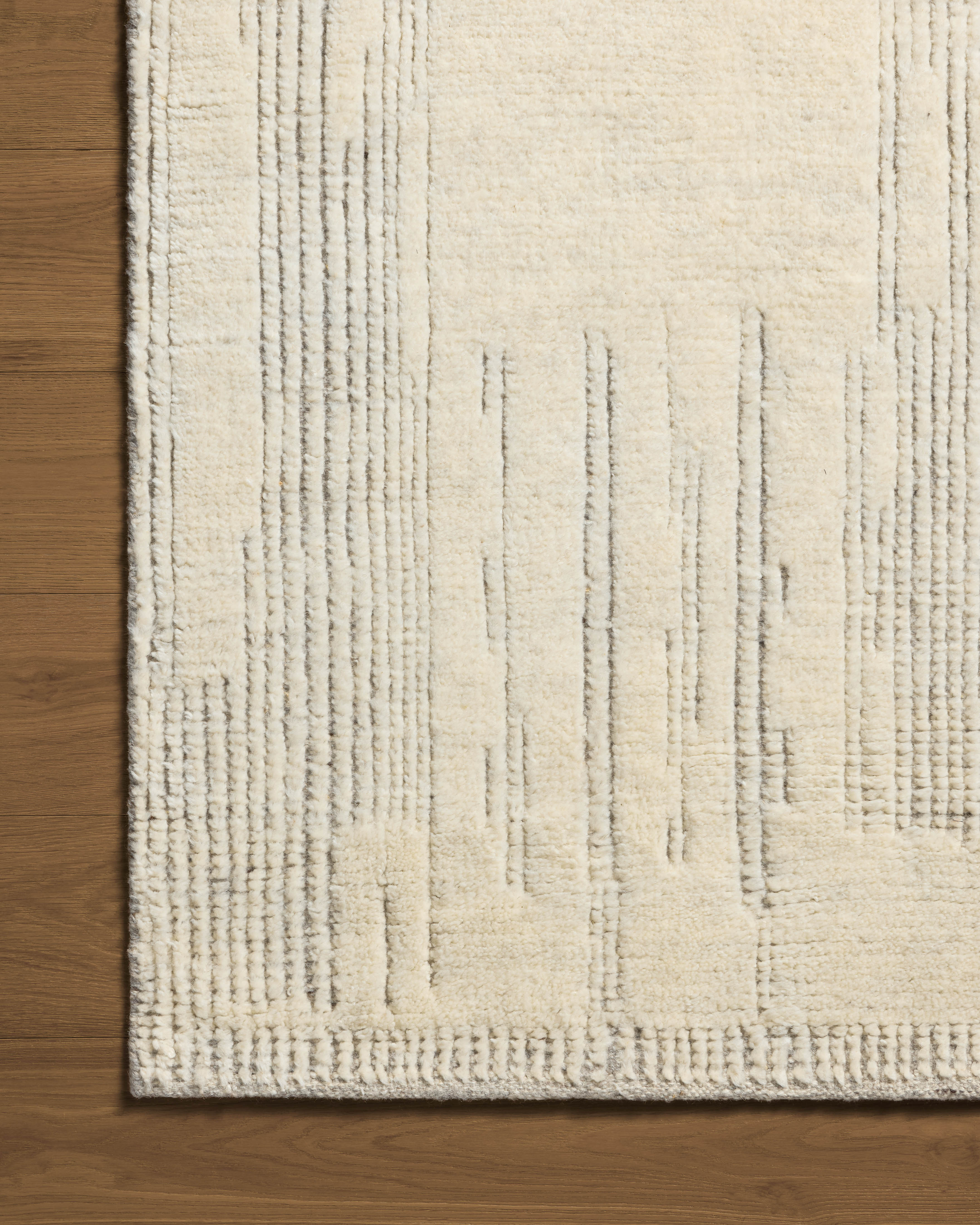 Jean Stoffer x Loloi David Ivory Rug 1- RUGS - wool Loloi