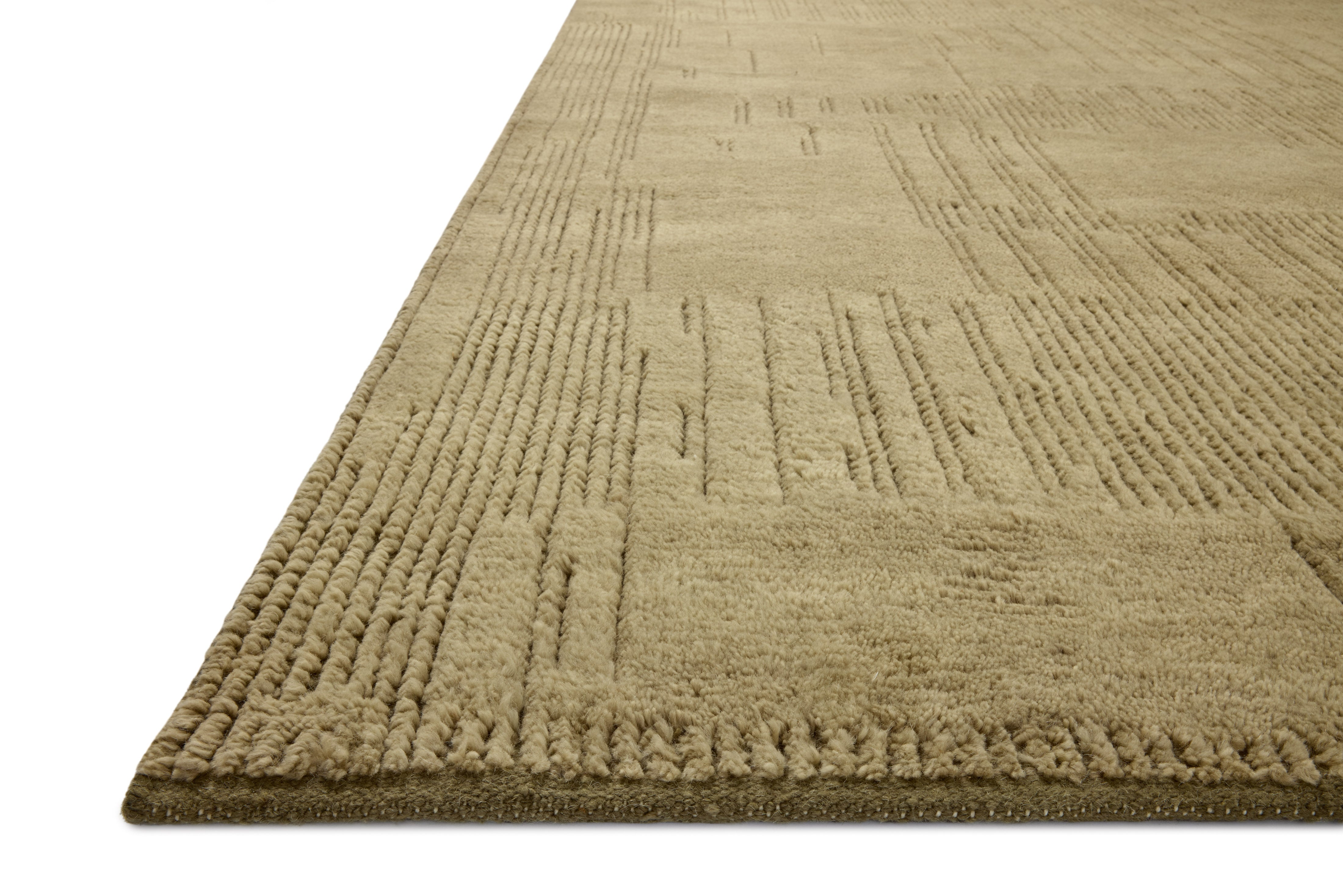 Jean Stoffer x Loloi David Olive Rug 1- RUGS - wool Loloi