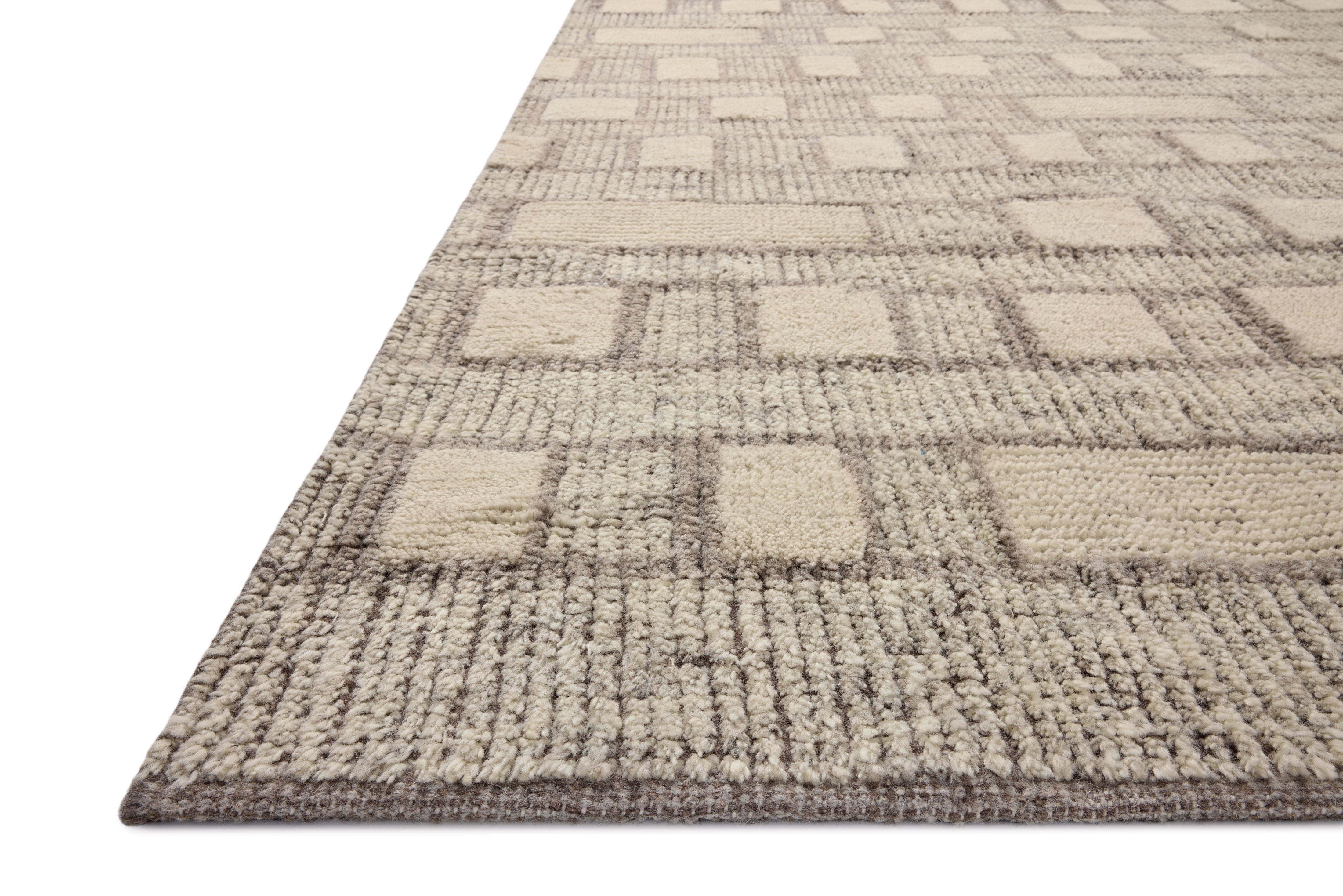 Jean Stoffer x Loloi David Grey Rug 1- RUGS - wool Loloi