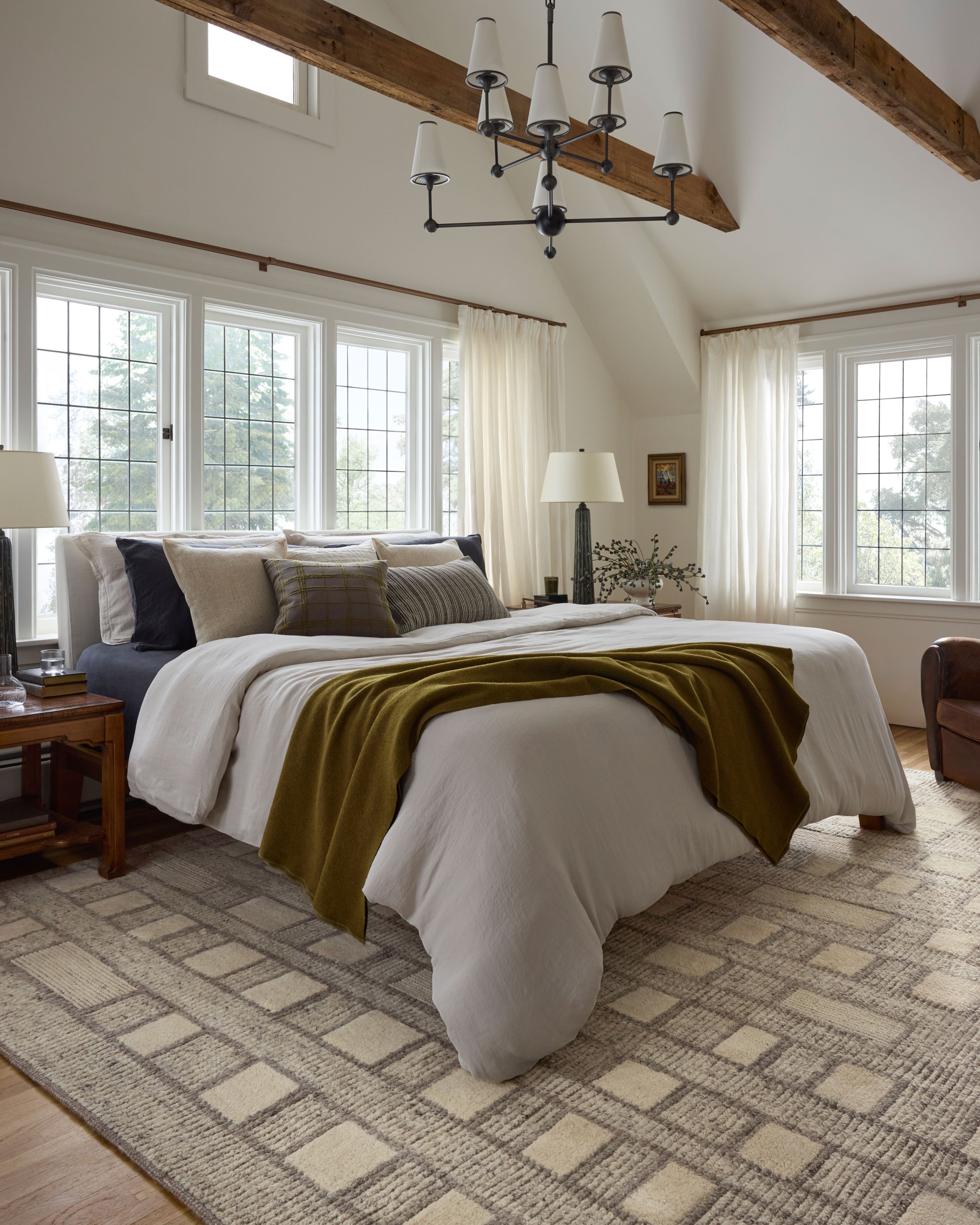 Jean Stoffer x Loloi David Grey Rug 1- RUGS - wool Loloi