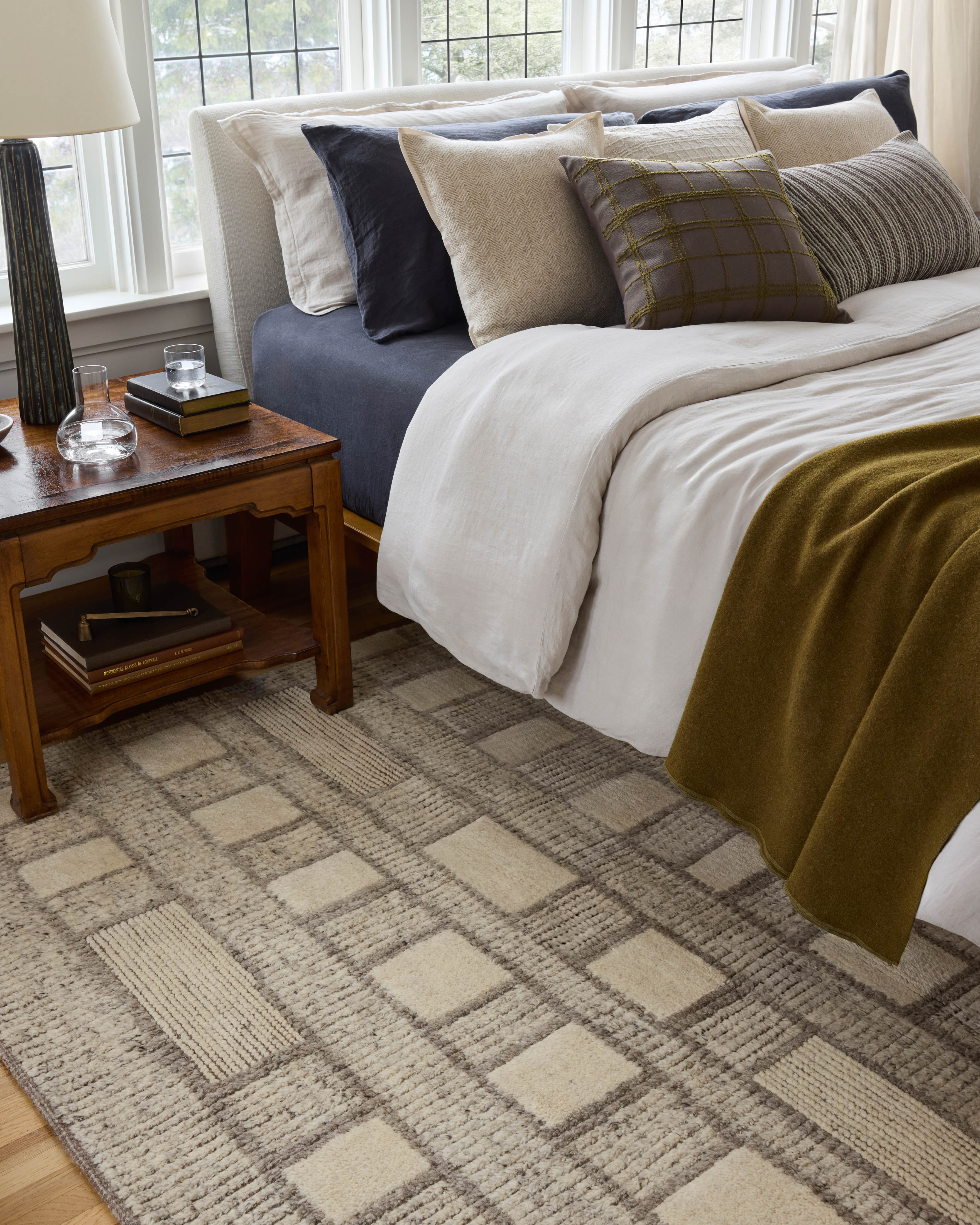 Jean Stoffer x Loloi David Grey Rug 1- RUGS - wool Loloi