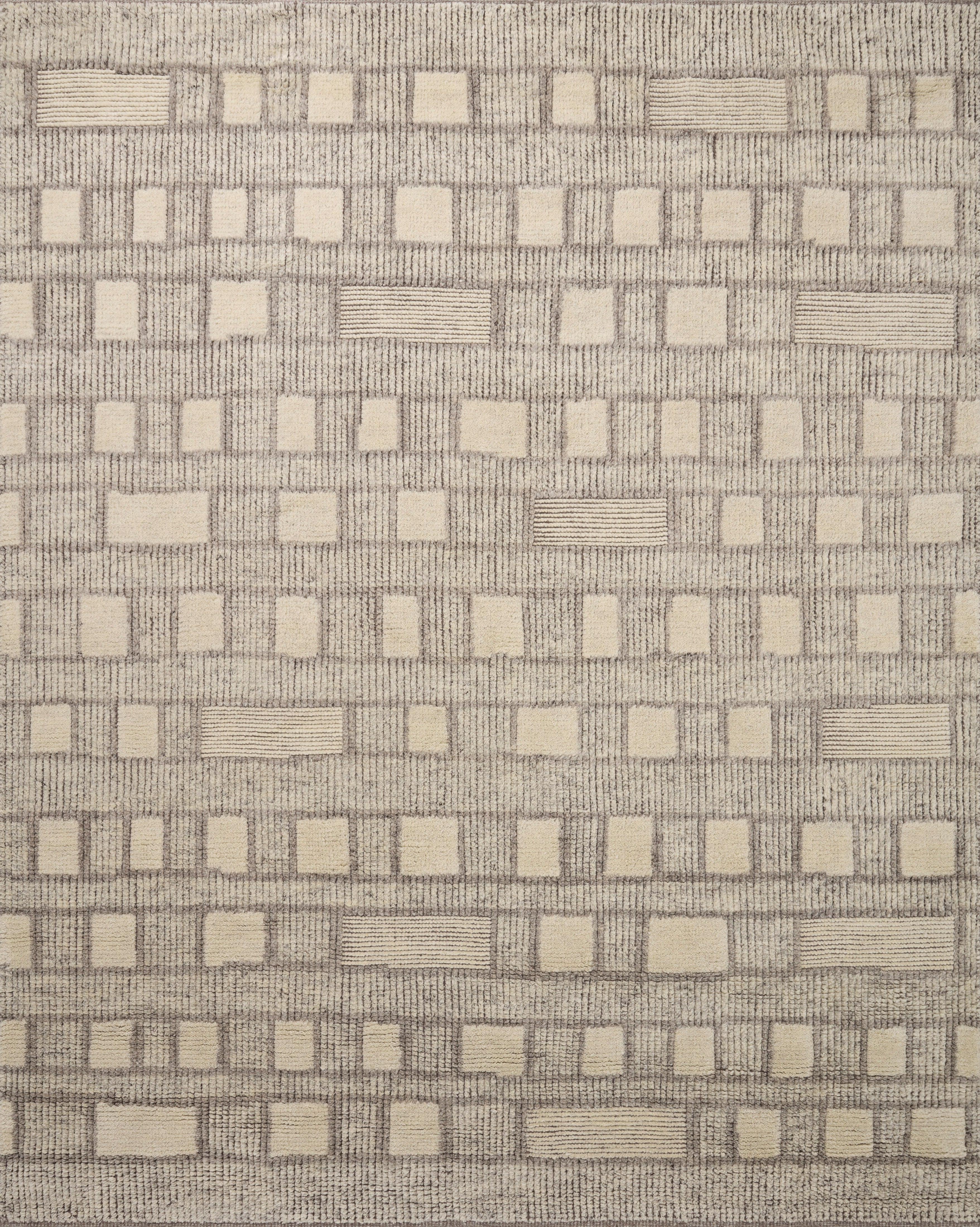 Jean Stoffer x Loloi David Grey Rug 1- RUGS - wool Loloi