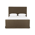 Dafne Slipcover Bed FURNITURE - bed Four Hands