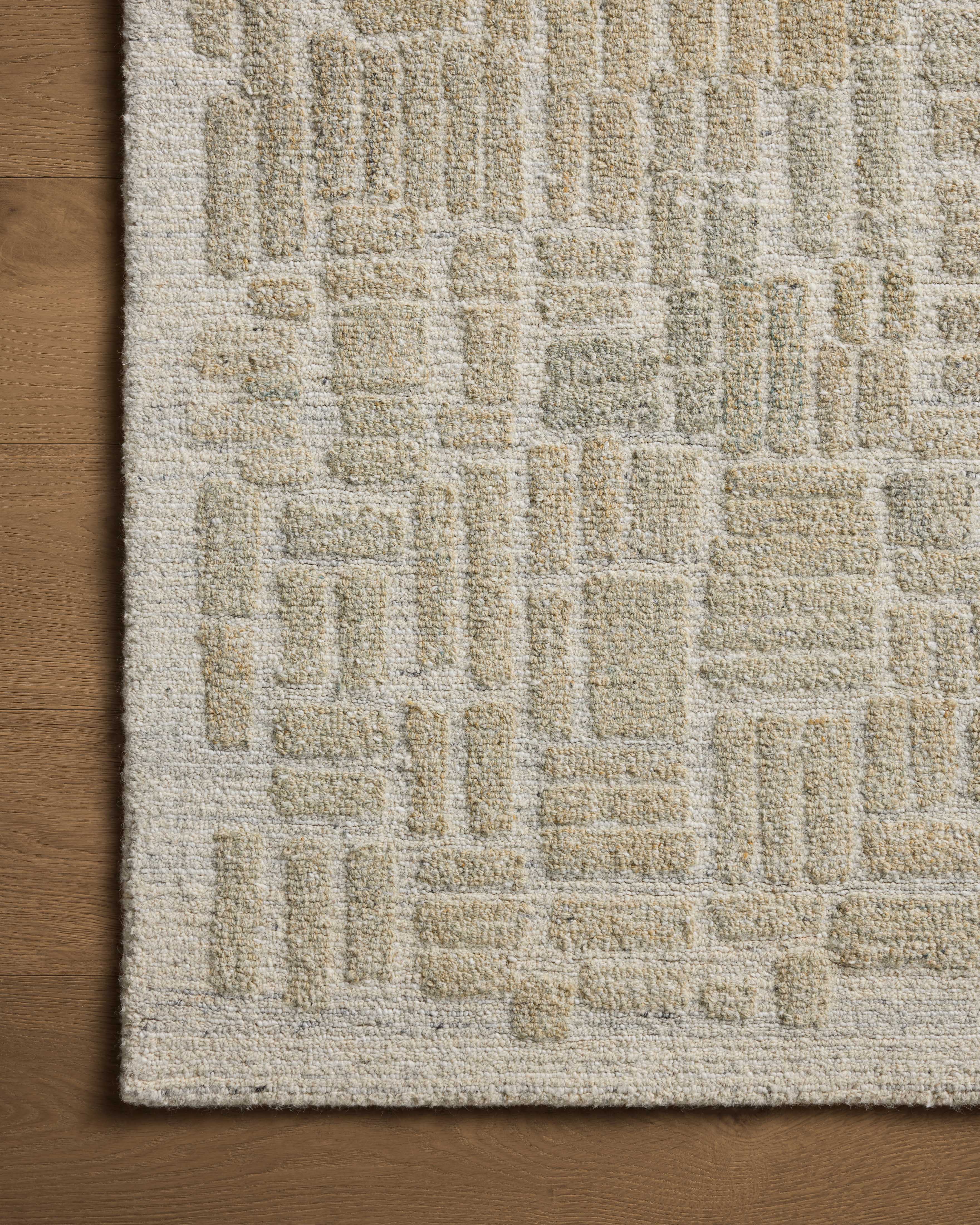 Loloi Elias Pebble / Sage Rug 1- RUGS - wool Loloi