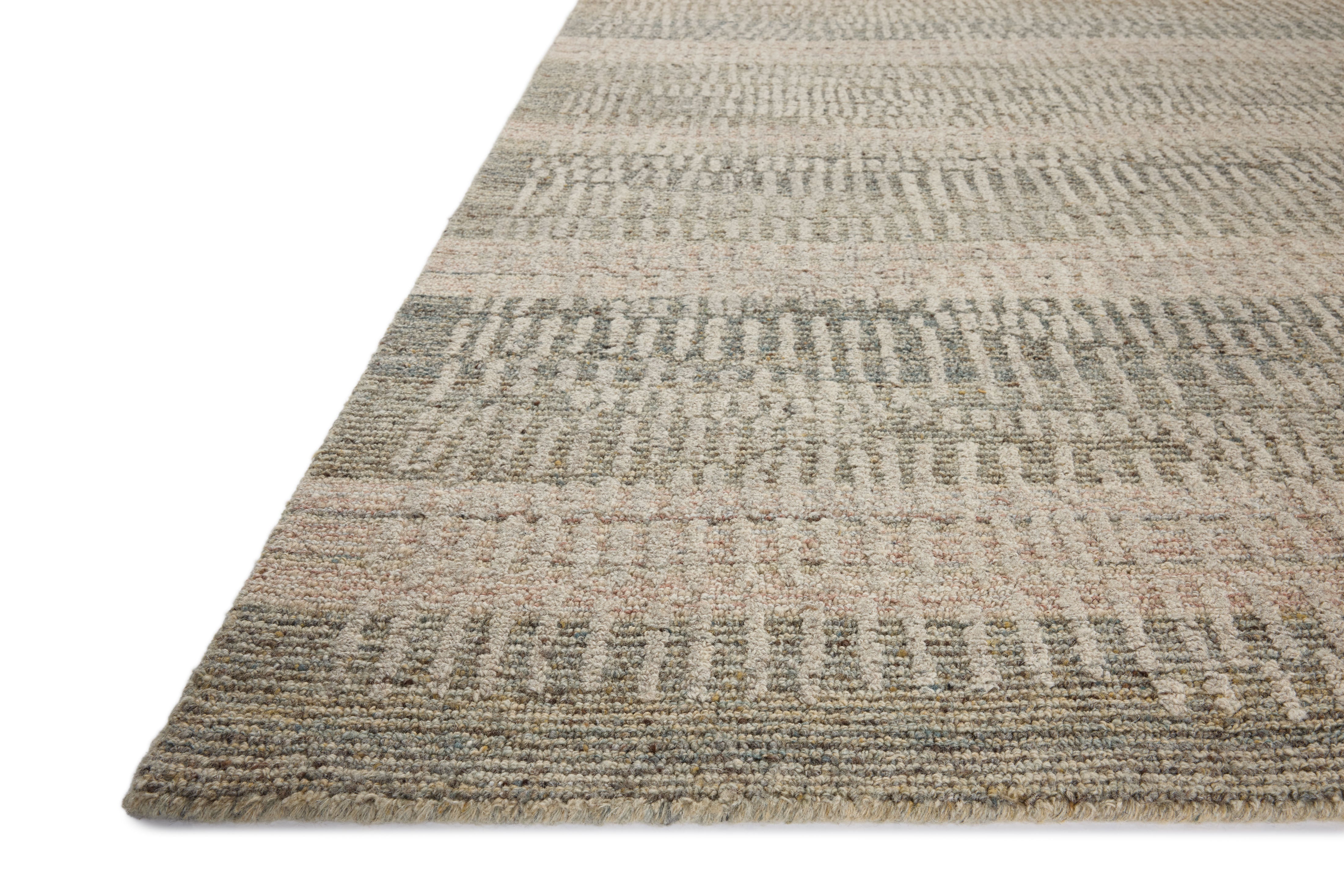 Loloi Elias Earth / Blush Rug 1- RUGS - wool Loloi