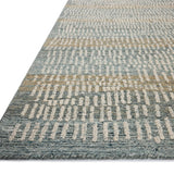 Loloi Elias Ocean / Oatmeal Rug 1- RUGS - wool Loloi