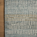 Loloi Elias Ocean / Oatmeal Rug 1- RUGS - wool Loloi