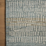 Loloi Elias Ocean / Oatmeal Rug 1- RUGS - wool Loloi