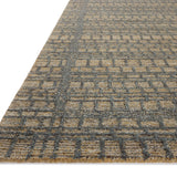Loloi Elias Wheat / Charcoal Rug 1- RUGS - wool Loloi