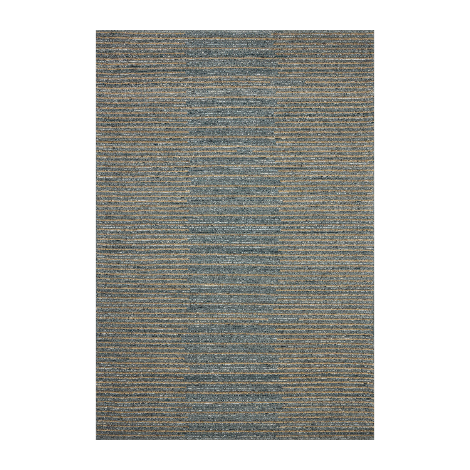 Loloi Elias Slate / Natural Rug 1- RUGS - wool Loloi