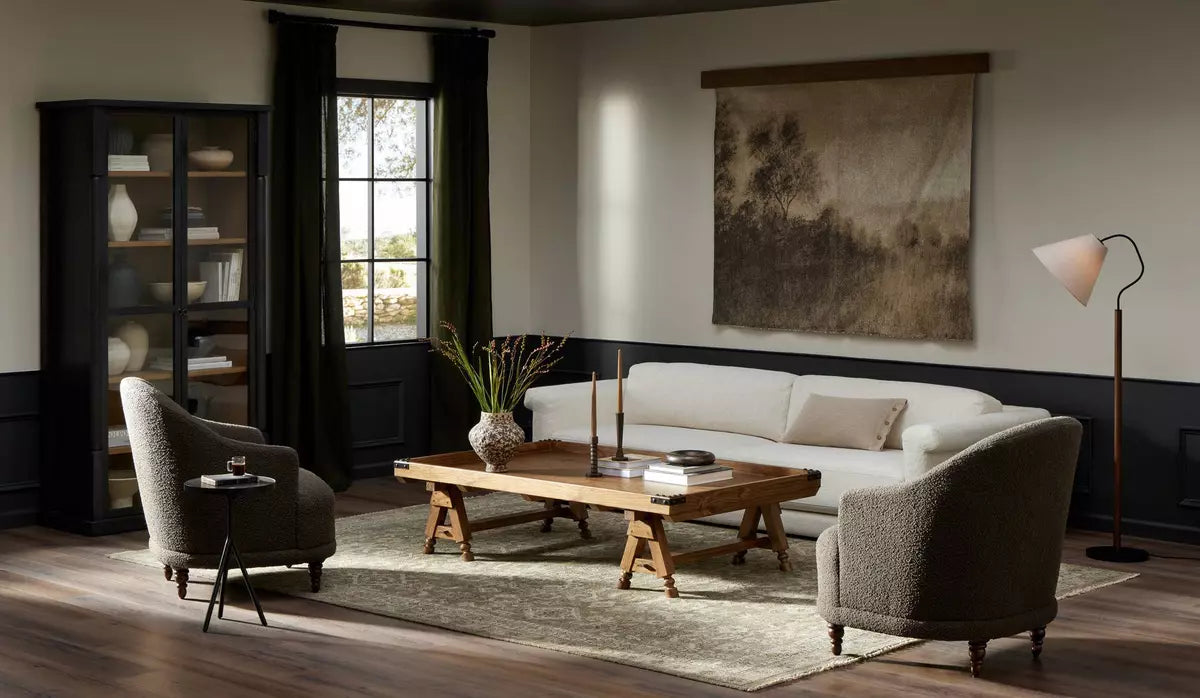 OVERSTOCK ITEM - "Hillside Haze" Tapestry by Aileen Fitzgerald IN STORE - sale art Four Hands