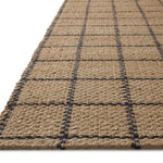 Chris Loves Julia x Loloi Fletcher Natural / Black Rug RUGS - checkered Loloi