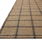 Chris Loves Julia x Loloi Fletcher Natural / Black Rug RUGS - checkered Loloi