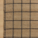 Chris Loves Julia x Loloi Fletcher Natural / Black Rug RUGS - checkered Loloi