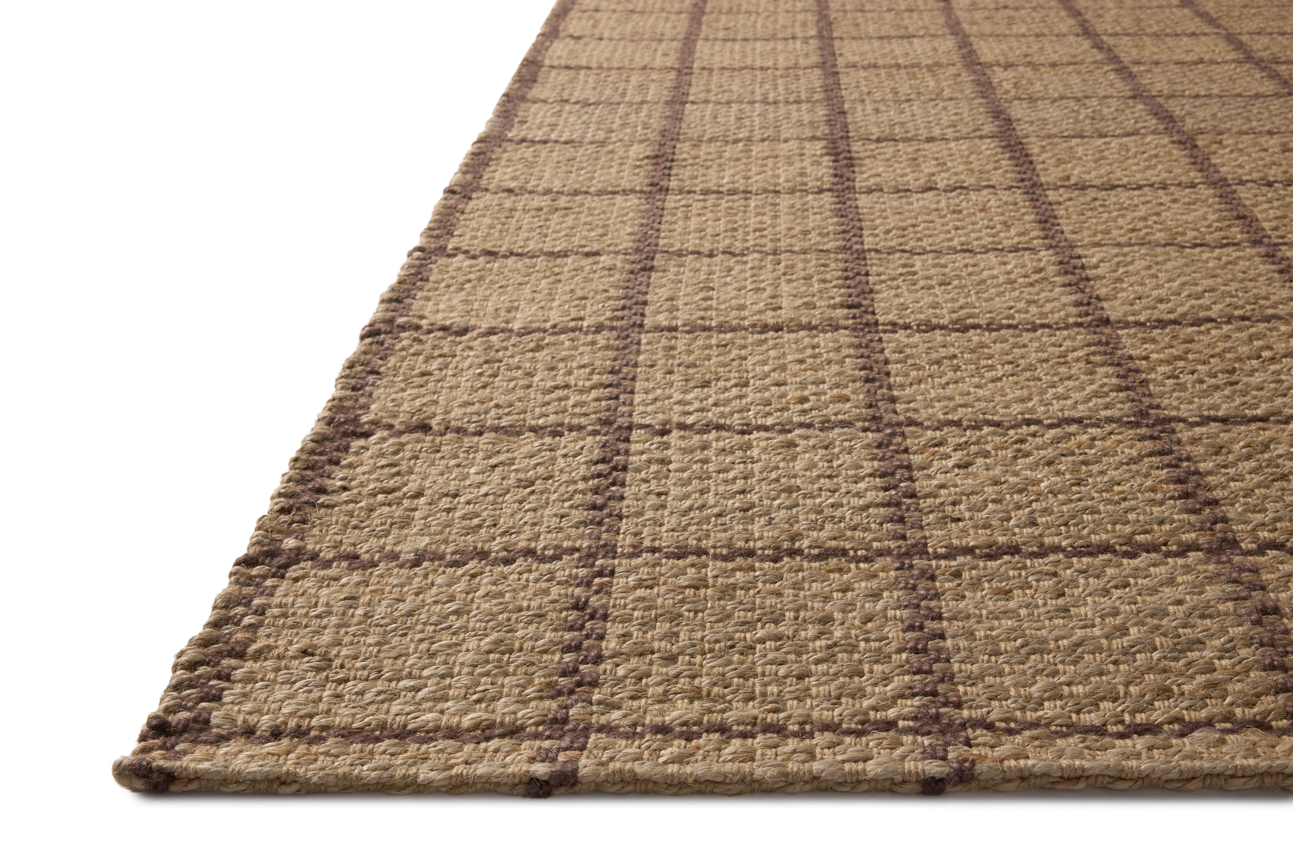 Chris Loves Julia x Loloi Fletcher Natural / Brown Rug RUGS - checkered Loloi