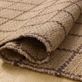 Chris Loves Julia x Loloi Fletcher Natural / Brown Rug RUGS - checkered Loloi