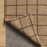 Chris Loves Julia x Loloi Fletcher Natural / Brown Rug RUGS - checkered Loloi