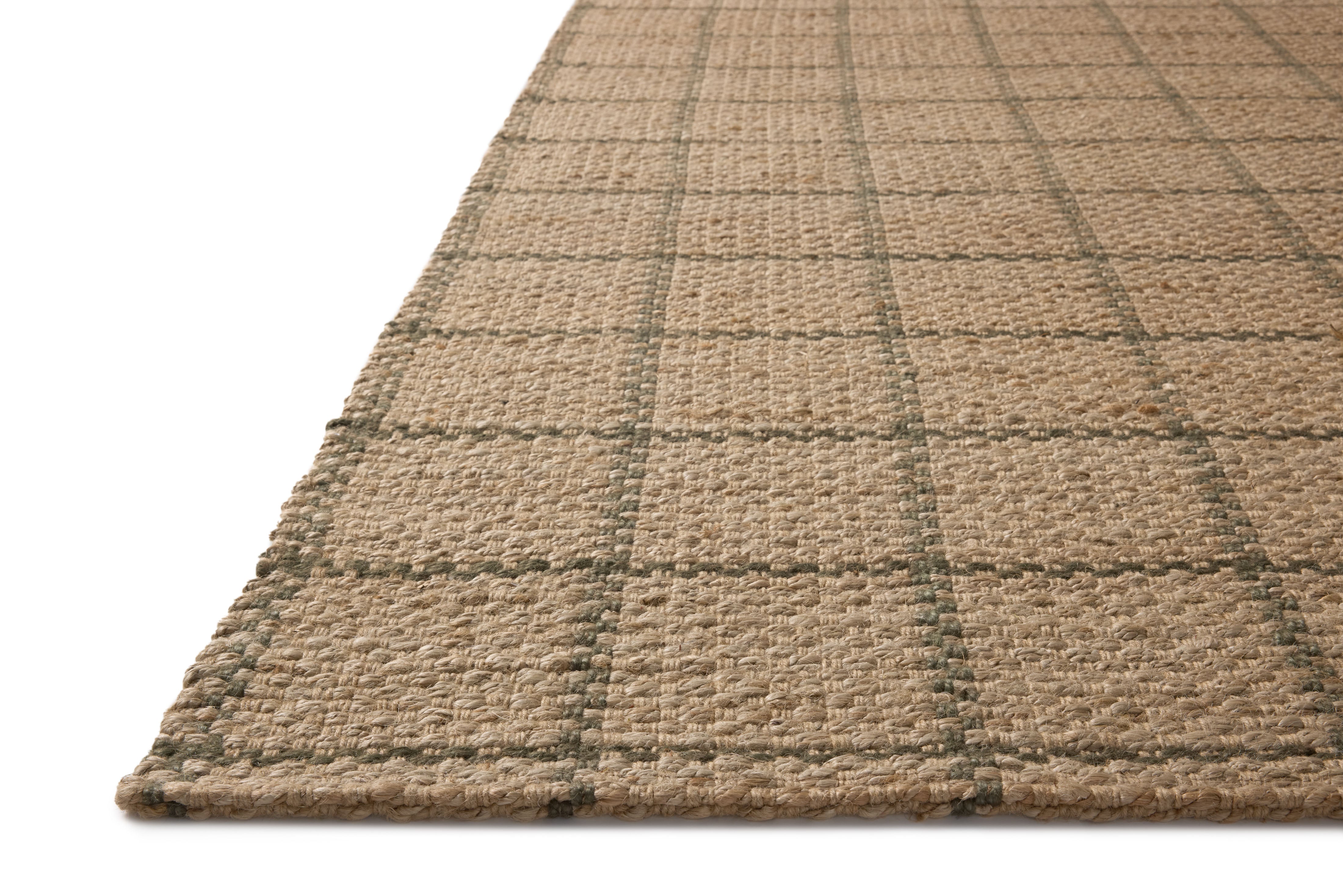 Chris Loves Julia x Loloi Fletcher Natural / Olive Rug RUGS - checkered Loloi