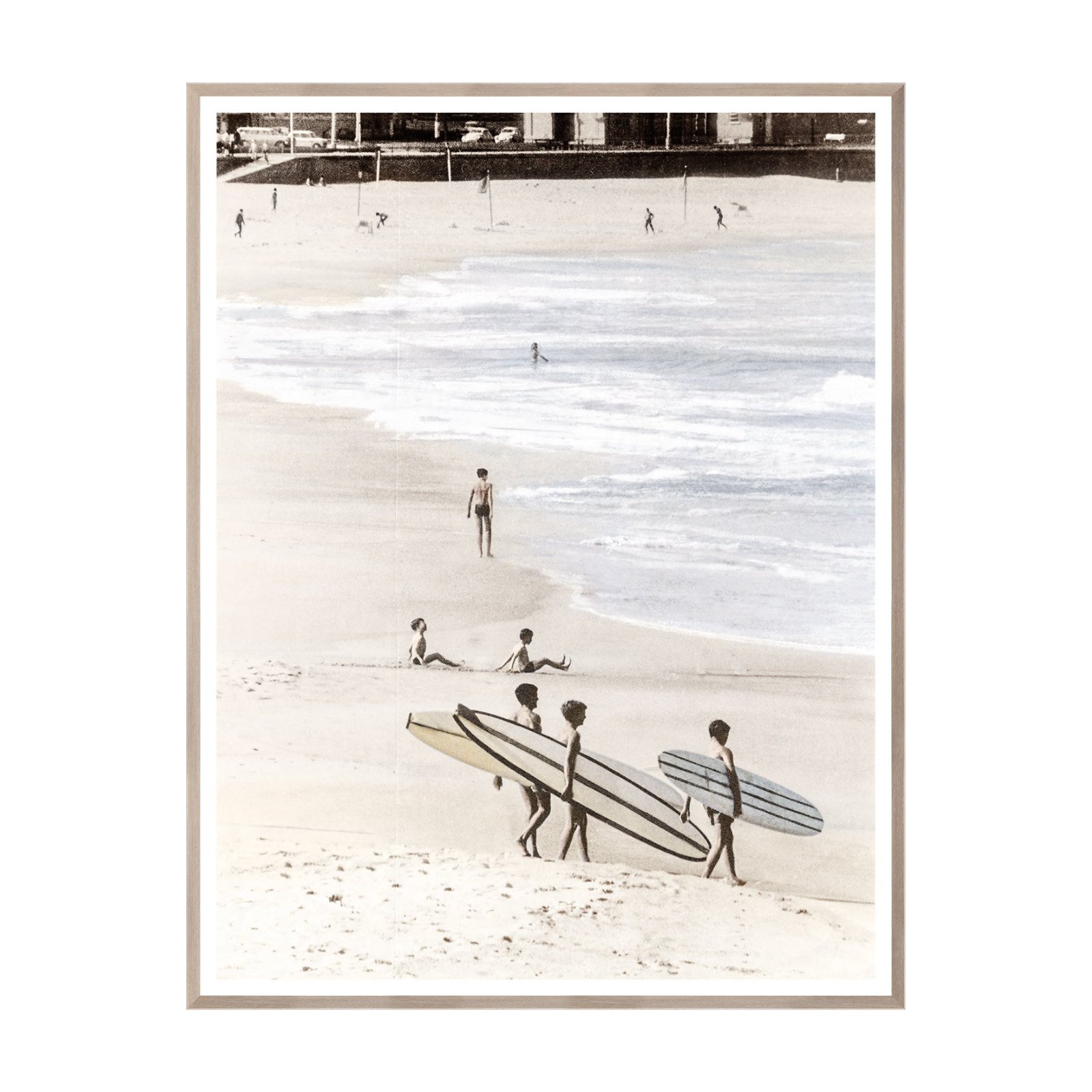 "Friends Who Surf" Framed Art Print ARTWORK - framed print Celadon Art Large