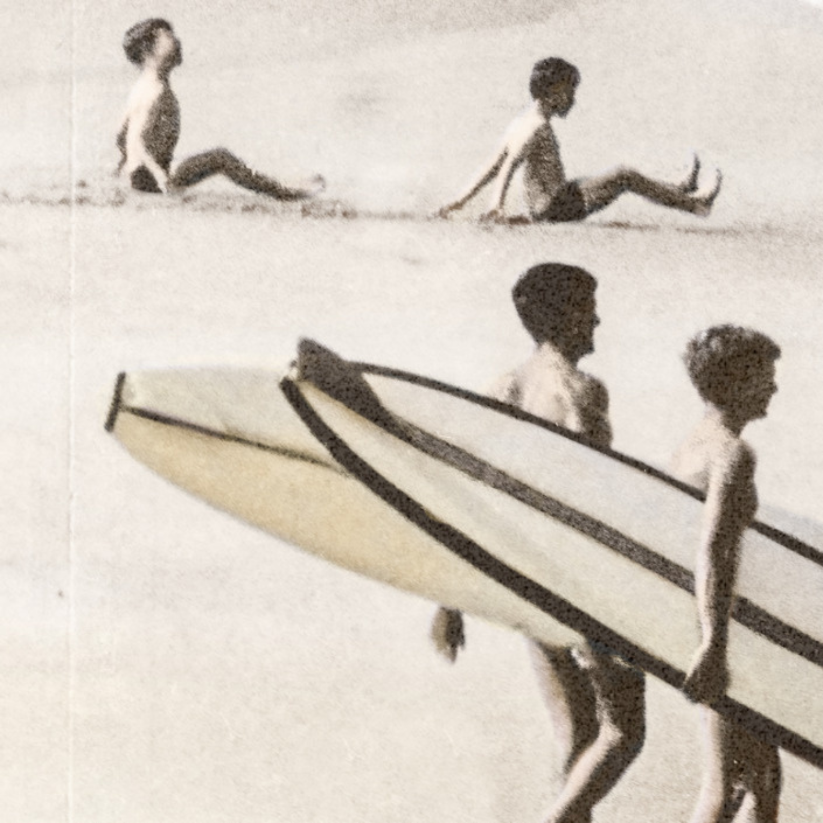 "Friends Who Surf" Framed Art Print ARTWORK - framed print Celadon Art