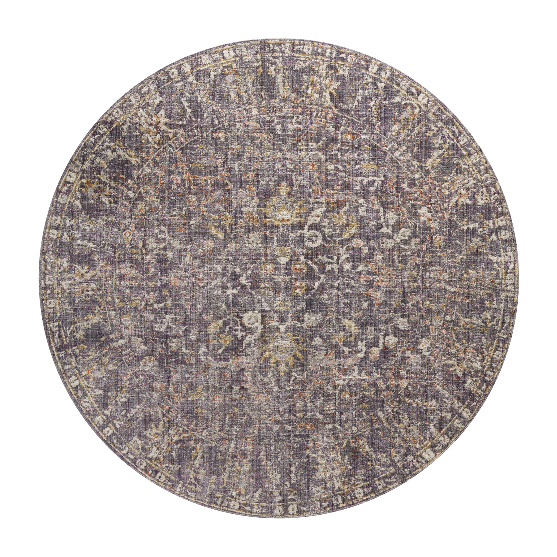 Chris Loves Julia x Loloi Rosemarie Graphite / Multi Rug RUGS - patterned Loloi