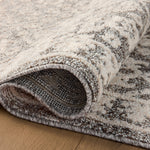 Magnolia Home by Joanna Gaines x Loloi Gigi Grey / Ivory Rug 0-RUGS-patterned Loloi