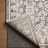 Magnolia Home by Joanna Gaines x Loloi Gigi Grey / Ivory Rug 0-RUGS-patterned Loloi