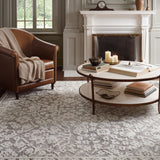 Magnolia Home by Joanna Gaines x Loloi Gigi Grey / Ivory Rug 0-RUGS-patterned Loloi