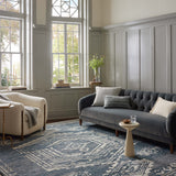 Magnolia Home by Joanna Gaines x Loloi Gigi Denim / Ivory Rug 0-RUGS-patterned Loloi