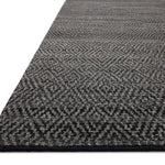 Jean Stoffer x Loloi Grace Charcoal Rug 1- RUGS - wool Loloi