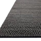 Jean Stoffer x Loloi Grace Charcoal Rug 1- RUGS - wool Loloi