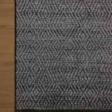 Jean Stoffer x Loloi Grace Charcoal Rug 1- RUGS - wool Loloi