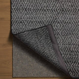 Jean Stoffer x Loloi Grace Charcoal Rug 1- RUGS - wool Loloi