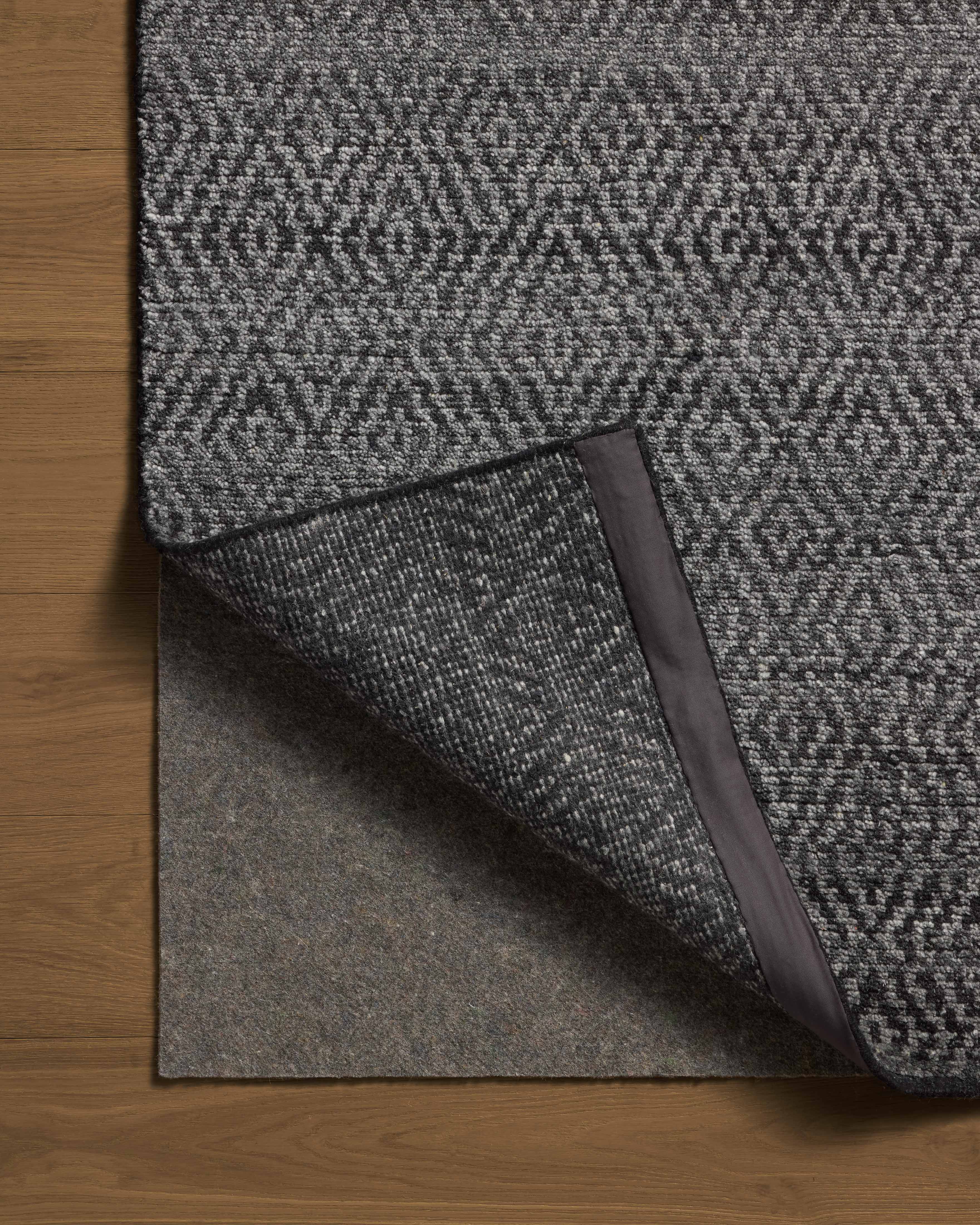 Jean Stoffer x Loloi Grace Charcoal Rug 1- RUGS - wool Loloi