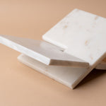 White Marble Book Stand book holder Creative Co-op (DYA)