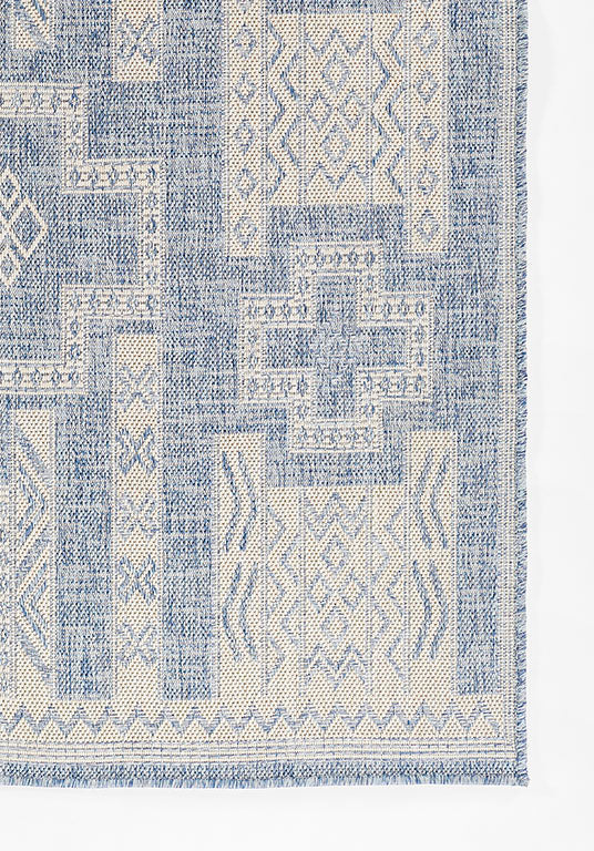 Harbor Blue Motif Outdoor Rug 5-Rugs - indoor/outdoor Momeni
