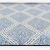 Harbor Blue Diamond Outdoor Rug 5-Rugs - indoor/outdoor Momeni