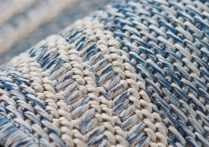 Harbor Blue Diamond Outdoor Rug 5-Rugs - indoor/outdoor Momeni