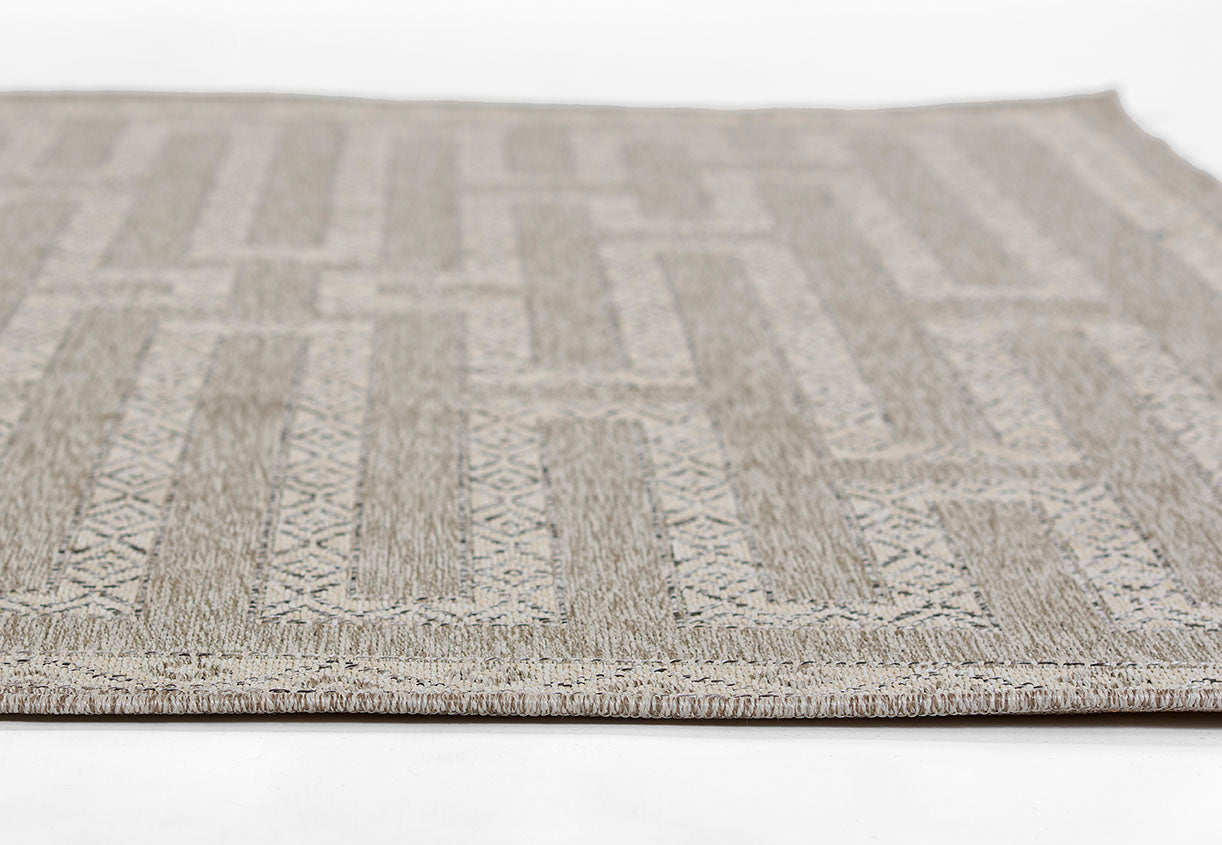 Harbor Grey Maze Outdoor Rug 5-Rugs - indoor/outdoor Momeni