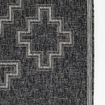 Harbor Black Trellis Outdoor Rug 5-Rugs - indoor/outdoor Momeni
