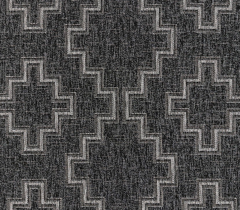 Harbor Black Trellis Outdoor Rug 5-Rugs - indoor/outdoor Momeni