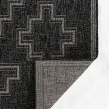 Harbor Black Trellis Outdoor Rug 5-Rugs - indoor/outdoor Momeni