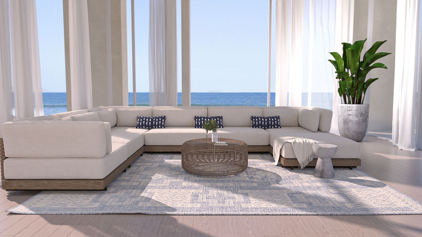 Harbor Blue Motif Outdoor Rug 5-Rugs - indoor/outdoor Momeni