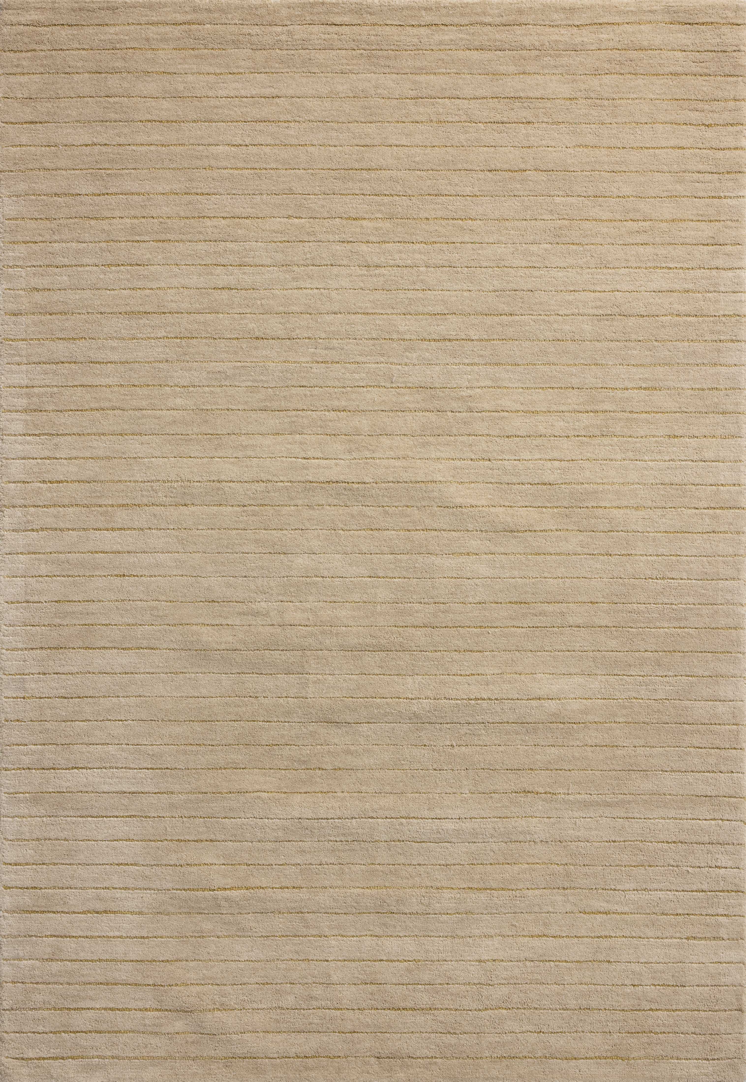 Chris Loves Julia x Loloi Henry Beige / Wheat Rug RUGS - striped Loloi