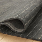 Chris Loves Julia x Loloi Henry Charcoal / Ivory Rug RUGS - striped Loloi
