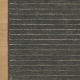 Chris Loves Julia x Loloi Henry Charcoal / Ivory Rug RUGS - striped Loloi