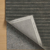 Chris Loves Julia x Loloi Henry Charcoal / Ivory Rug RUGS - striped Loloi